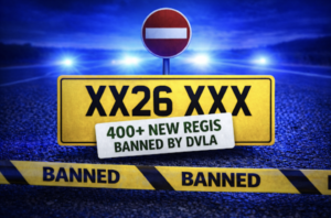 Motorists turn to creative private plates after DVLA bans hundreds of ‘26’ options